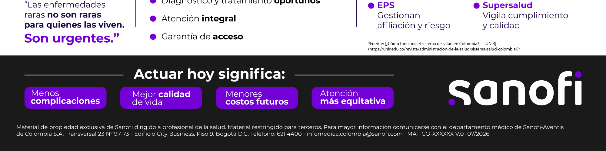 Actuar hoy significa...